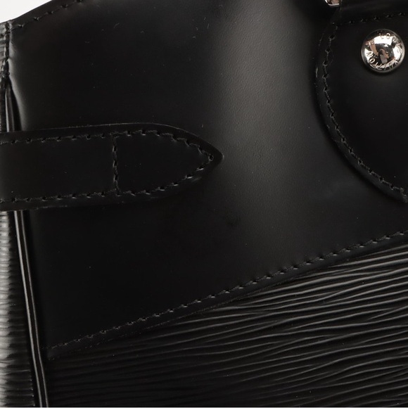 Louis Vuitton Women's Noir Black Epi Leather Passy PM Tote Handbag - EUC - Picture 8 of 11